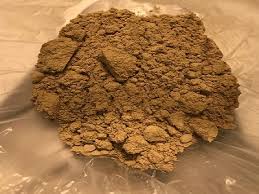 Brownish looking sand substance