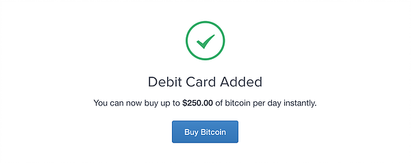 Debit card to purchase bitcoin confirmation 